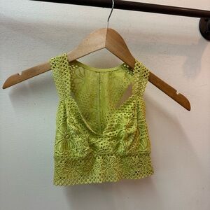 NWT Aerie Lime Lace Bralette